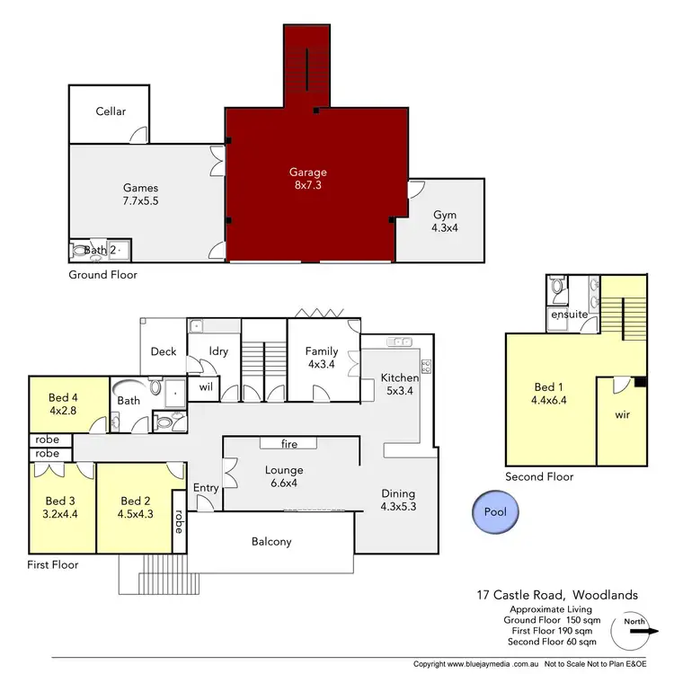 Floorplan of Homely house listing, 17 Castle Road, Woodlands WA 6018