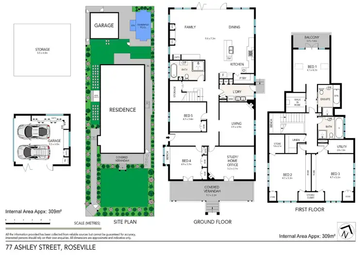 Floorplan of Homely house listing, 77 Ashley Street, Roseville NSW 2069