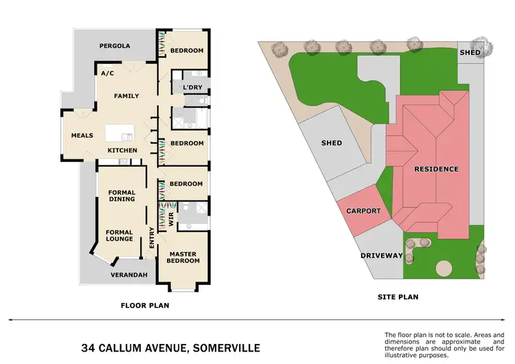 Floorplan of Homely house listing, 34 Callum Avenue, Somerville VIC 3912