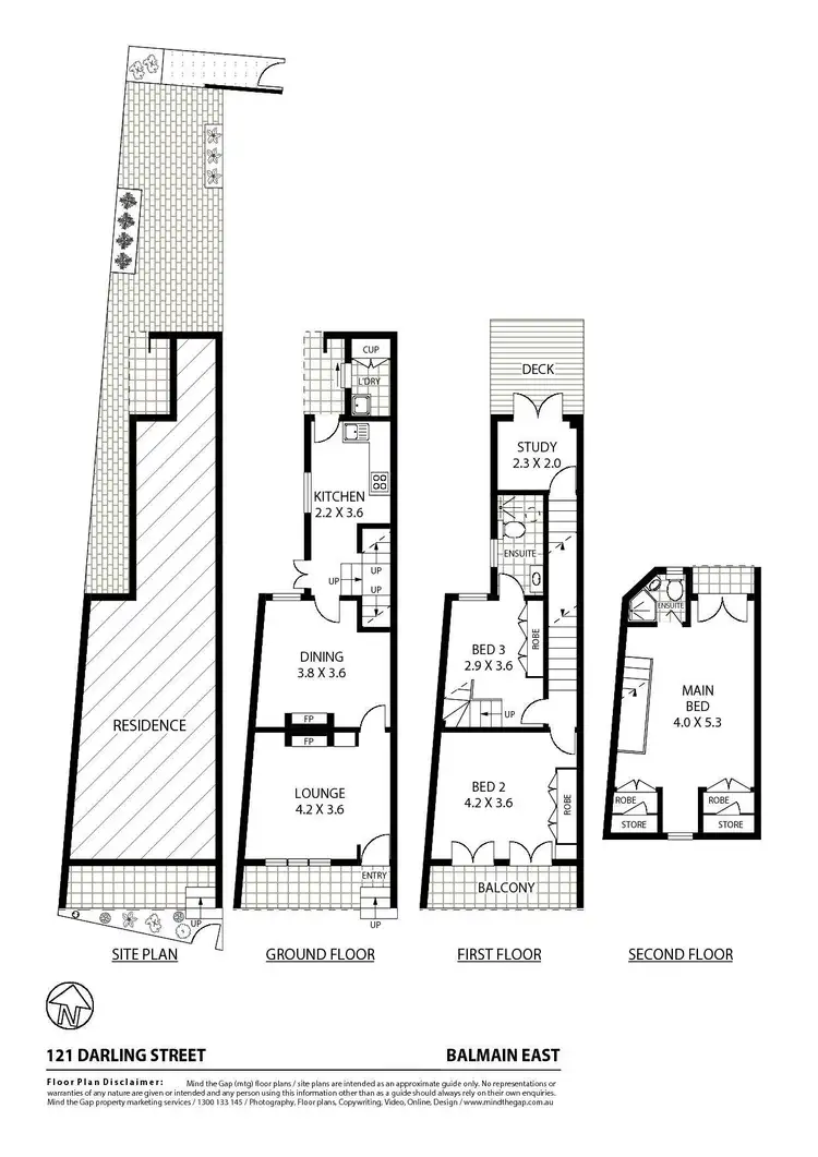 Floorplan of Homely house listing, 121 Darling Street, Balmain East NSW 2041