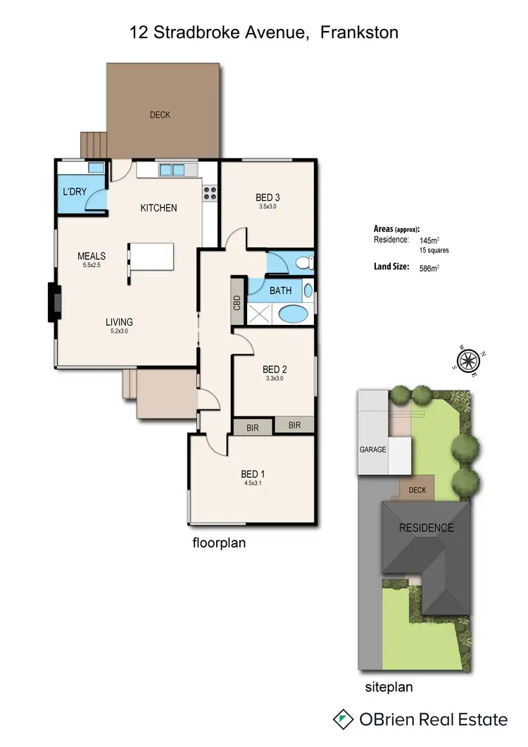 Floorplan of Homely house listing, 12 Stradbroke Avenue, Frankston South VIC 3199