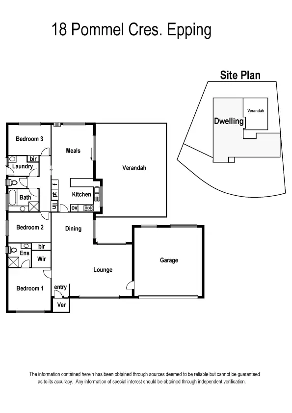 Floorplan of Homely house listing, 18 Pommel Crescent, Epping VIC 3076