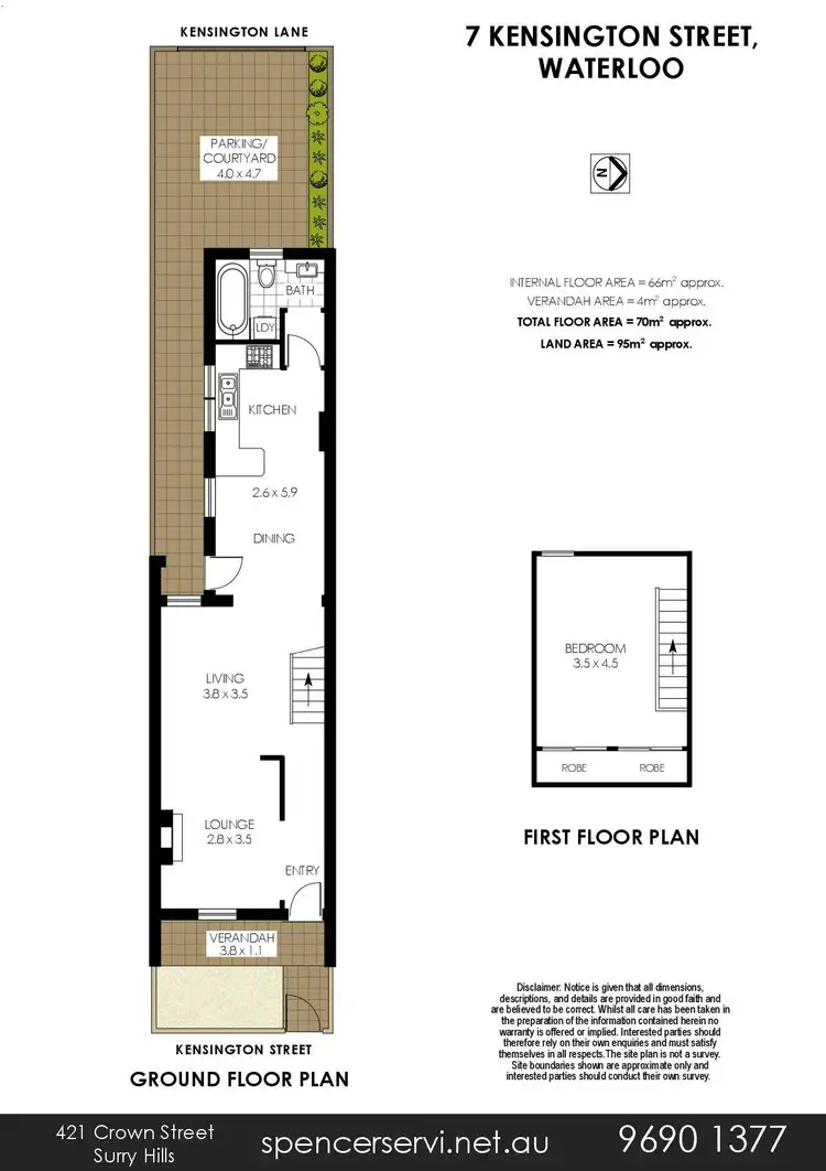 Floorplan of Homely house listing, 7 Kensington Street, Waterloo NSW 2017