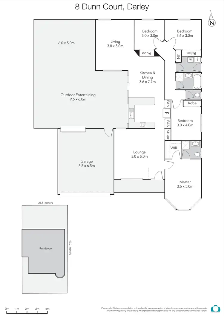 Floorplan of Homely house listing, 8 Dunn Court, Bacchus Marsh VIC 3340