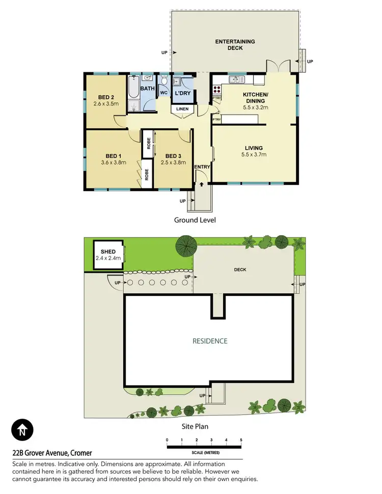 Floorplan of Homely house listing, 22B Grover Avenue, Cromer NSW 2099