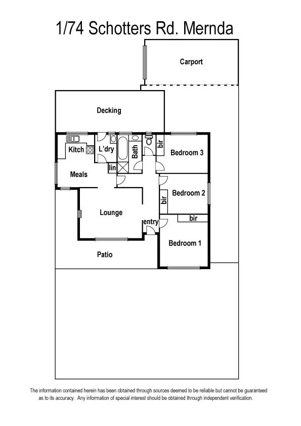 Floorplan of Homely house listing, 1/74 Schotters Road, Mernda VIC 3754