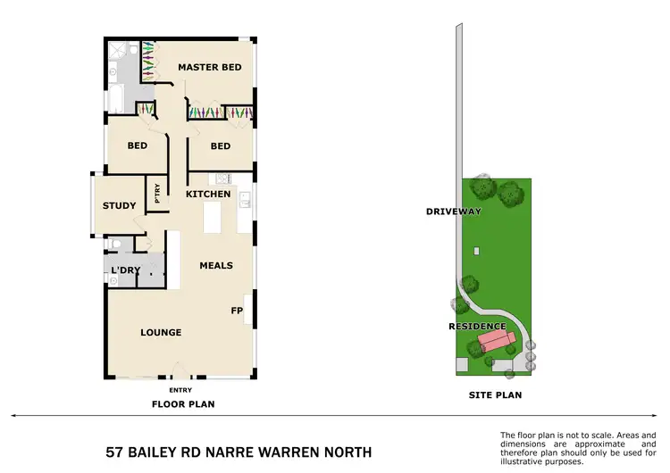 Floorplan of Homely house listing, 57 Bailey Road, Narre Warren North VIC 3804