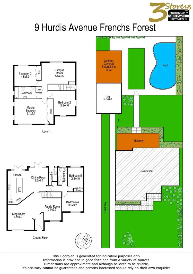 Floorplan of Homely house listing, 9 Hurdis Avenue, Frenchs Forest NSW 2086