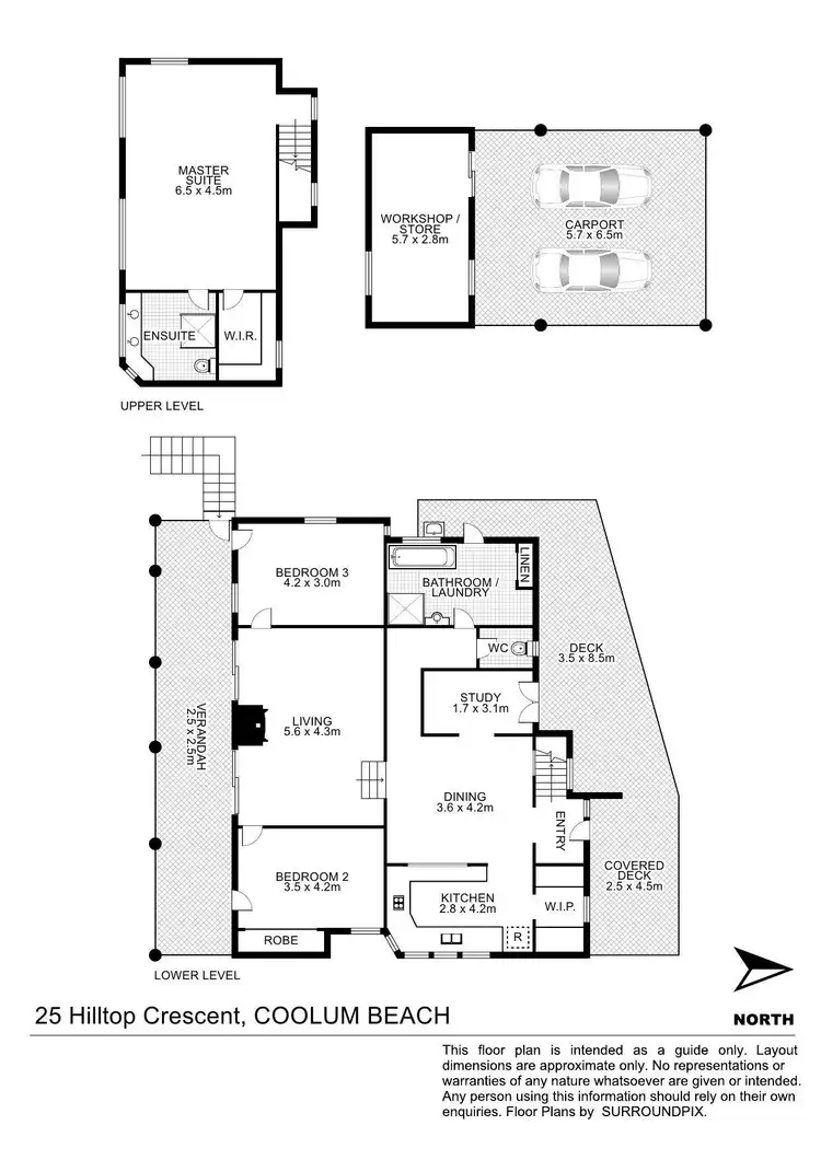 Floorplan of Homely house listing, 25 Hilltop Crescent, Coolum Beach QLD 4573
