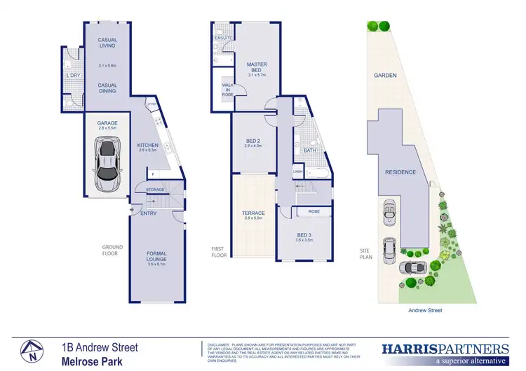 Floorplan of Homely house listing, 1 B Andrew Street, Melrose Park NSW 2114