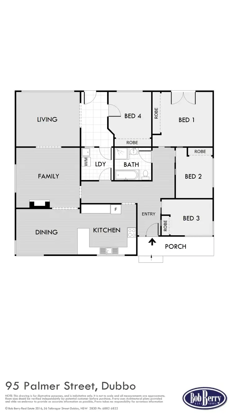 Floorplan of Homely house listing, 95 Palmer Street, Dubbo NSW 2830