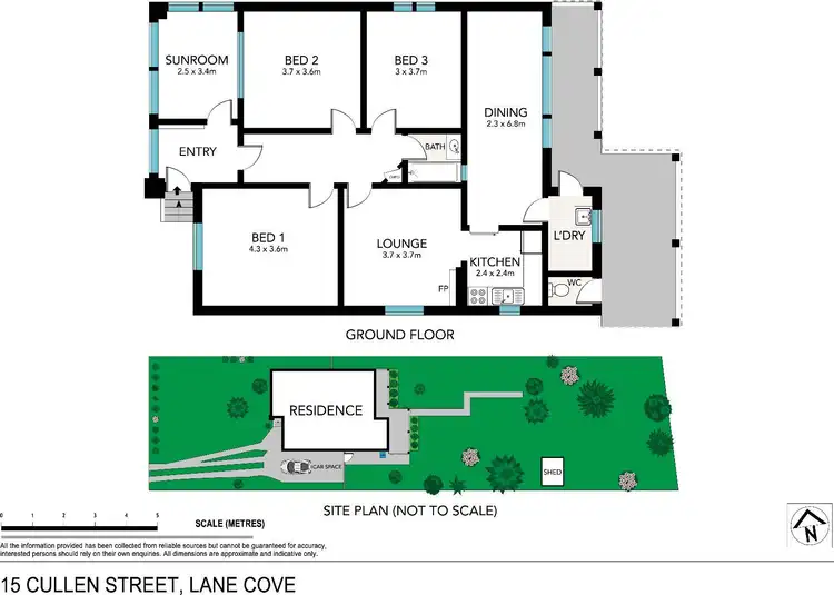 Floorplan of Homely house listing, 15 Cullen Street, Lane Cove NSW 2066