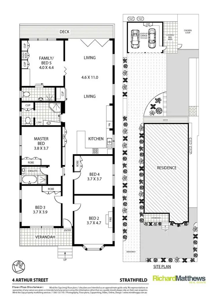 Floorplan of Homely house listing, 4 Arthur Street, Strathfield NSW 2135