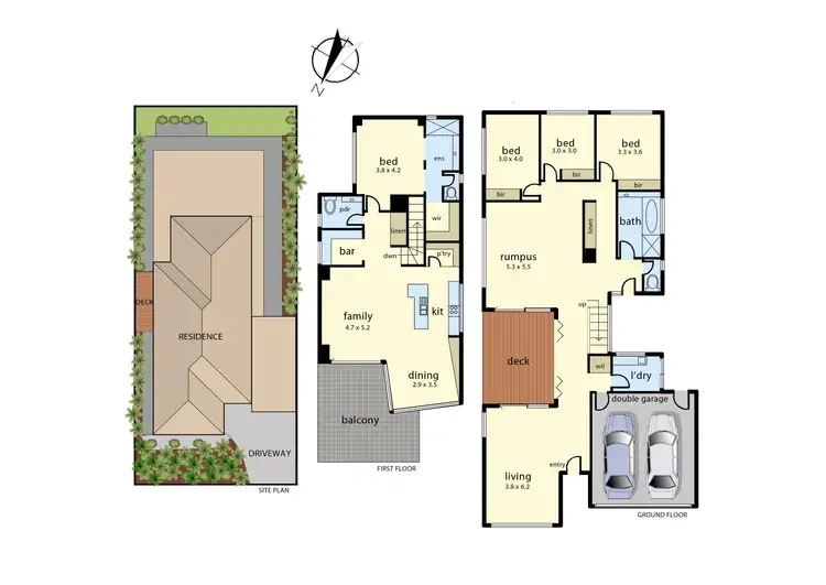 Floorplan of Homely house listing, 13 Lightfoot Rise, Botanic Ridge VIC 3977