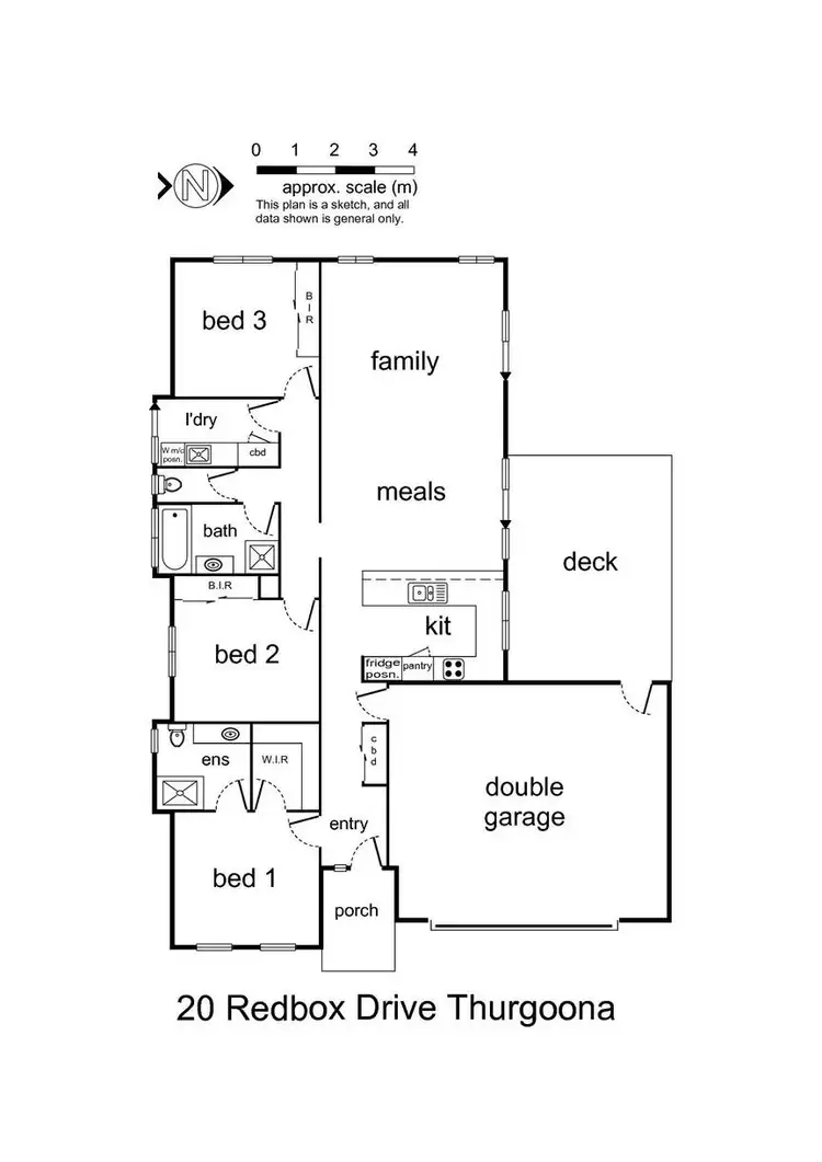 Floorplan of Homely house listing, 20 Redbox Drive, Thurgoona NSW 2640