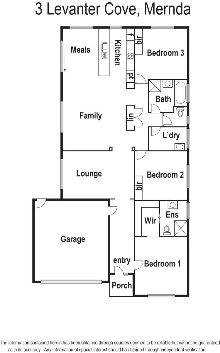 Floorplan of Homely house listing, 3 Levanter, Mernda VIC 3754