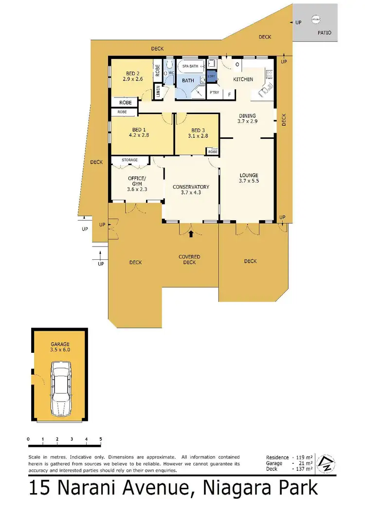 Floorplan of Homely house listing, 15 Narani Avenue, Niagara Park NSW 2250