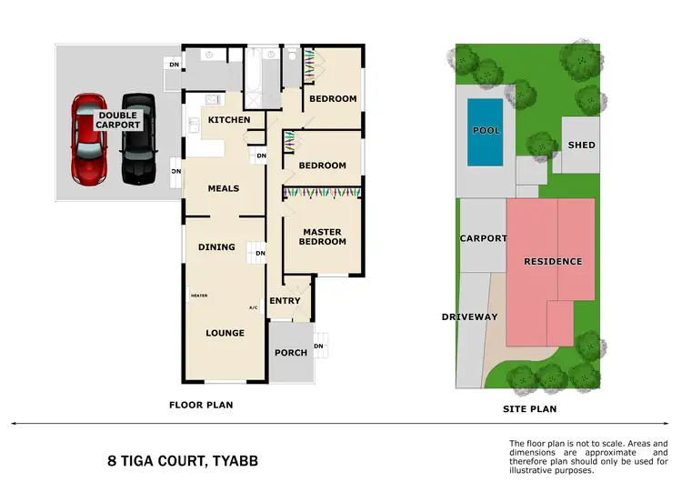 Floorplan of Homely house listing, 8 Tiga Court, Tyabb VIC 3913
