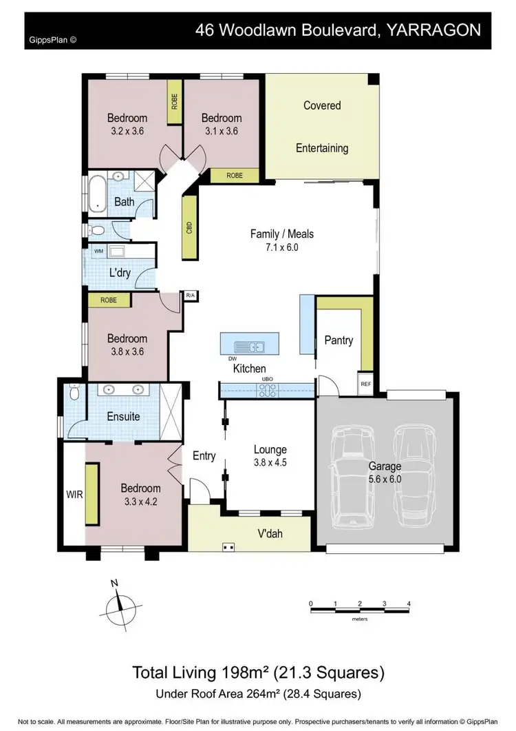 Floorplan of Homely house listing, 46 Woodlawn Boulevard, Yarragon VIC 3823