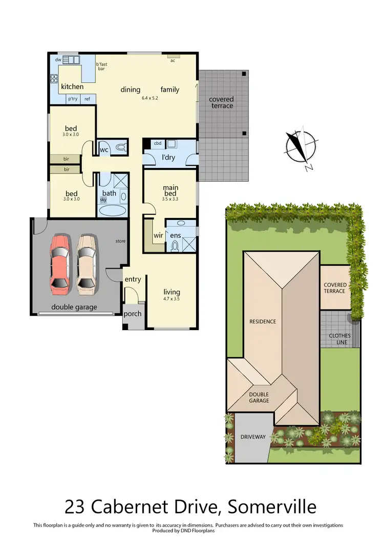 Floorplan of Homely house listing, 21 Cabernet Drive, Somerville VIC 3912
