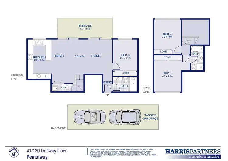 Floorplan of Homely apartment listing, 41/120 Driftway Drive, Pemulwuy NSW 2145