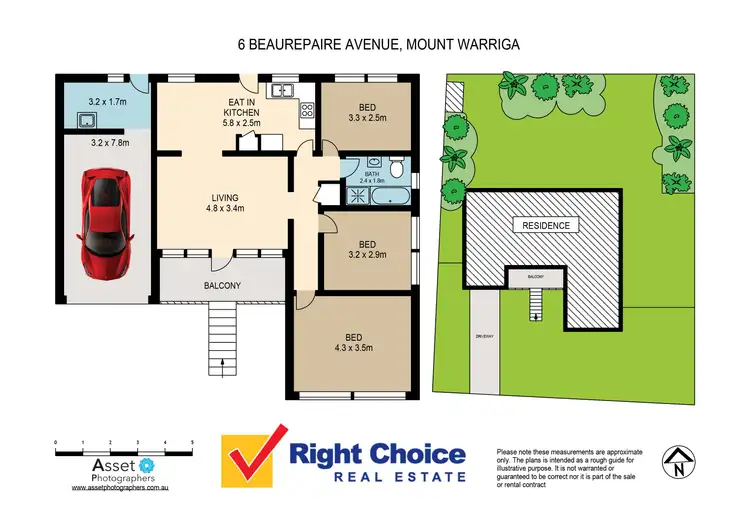 Floorplan of Homely house listing, 6 Beaurepaire Avenue, Mount Warrigal NSW 2528
