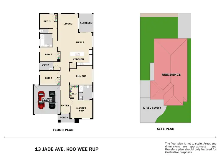 Floorplan of Homely house listing, 13 Jade Avenue, Koo Wee Rup VIC 3981