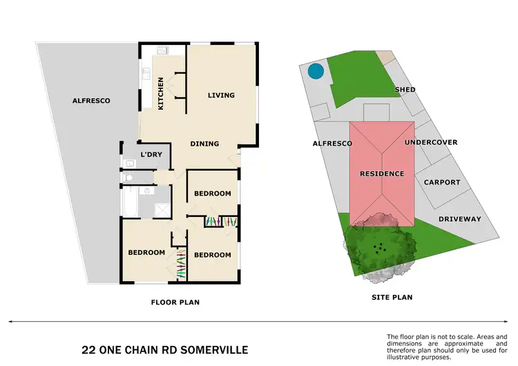 Floorplan of Homely house listing, 22 One Chain Road, Somerville VIC 3912