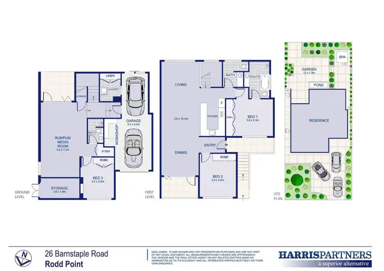 Floorplan of Homely house listing, 26 Barnstaple Road, Rodd Point NSW 2046