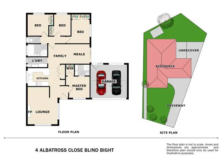 Floorplan of Homely house listing, 4 Albatross Close, Blind Bight VIC 3980