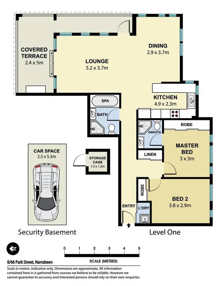 Floorplan of Homely apartment listing, 8/66 Park Street, Narrabeen NSW 2101