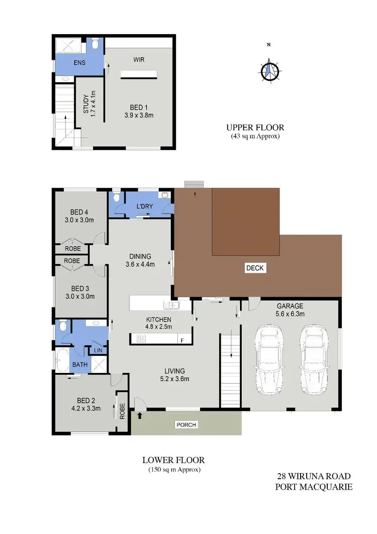 Floorplan of Homely house listing, 28 Wiruna Road, Port Macquarie NSW 2444