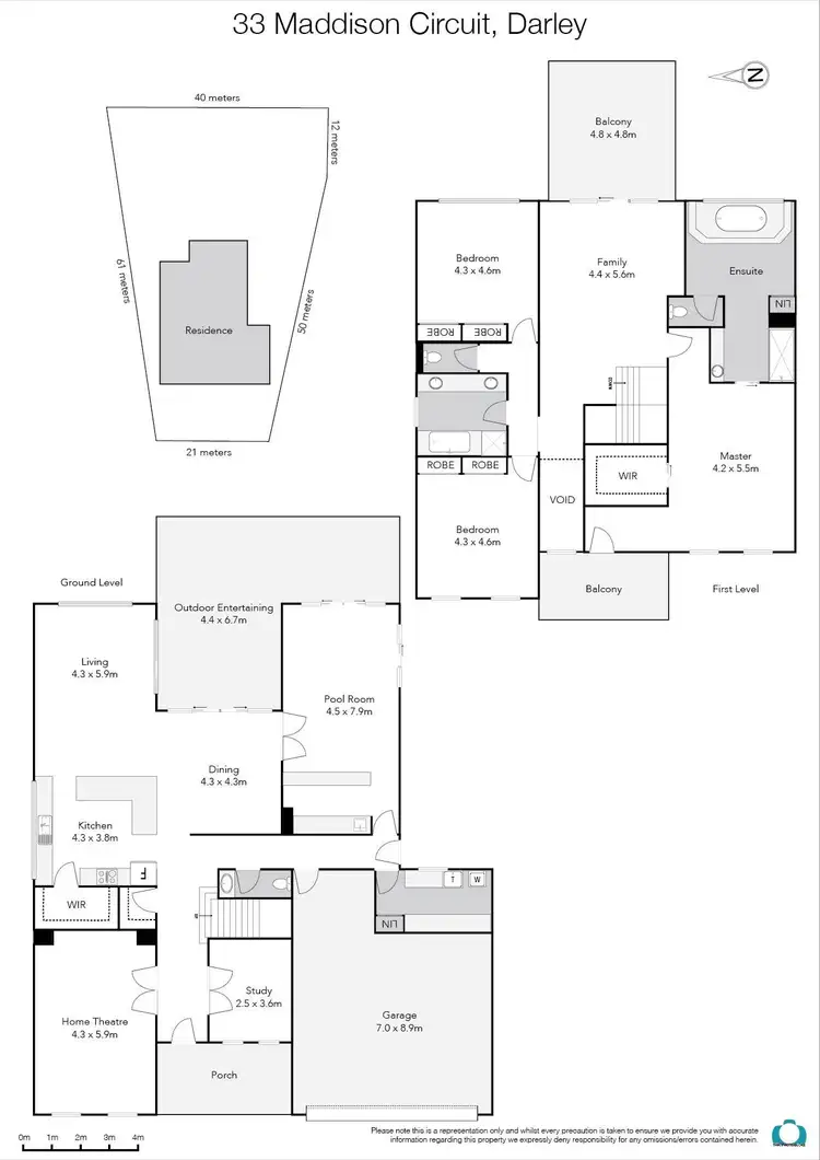 Floorplan of Homely house listing, 33 Maddison Circuit, Bacchus Marsh VIC 3340