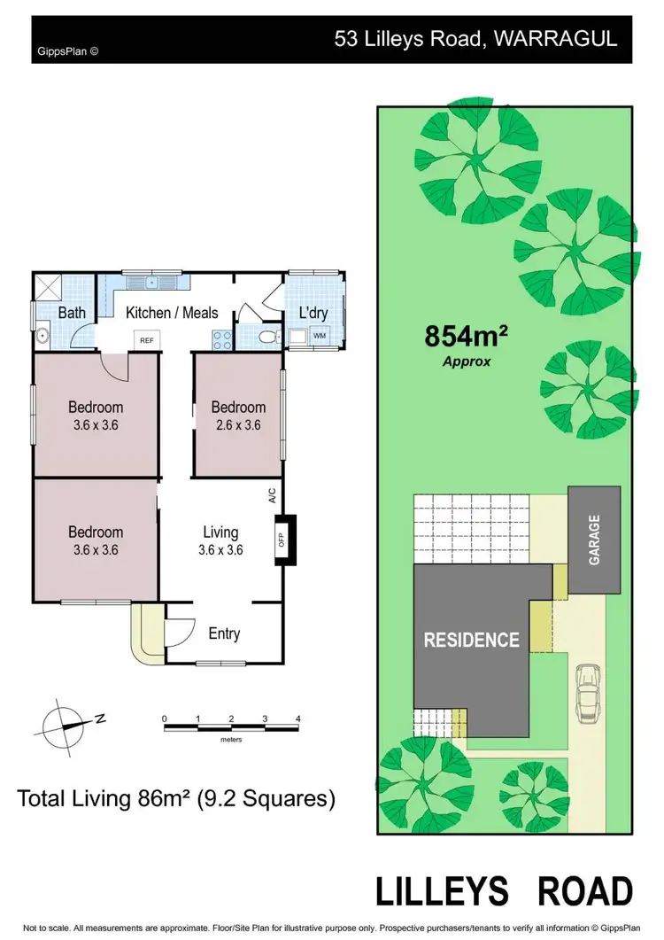 Floorplan of Homely house listing, 53 Lilleys Road, Warragul VIC 3820