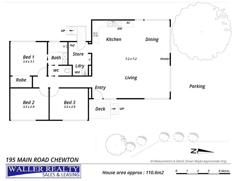Floorplan of Homely house listing, 195 Main Road, Chewton VIC 3451