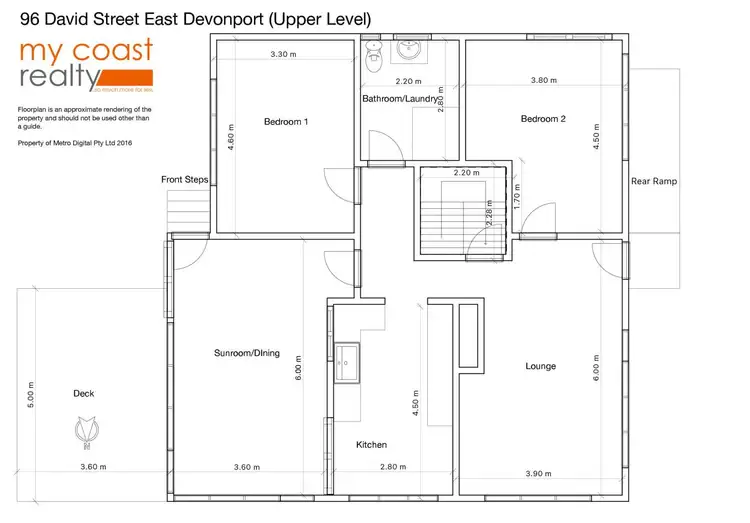Floorplan of Homely house listing, 96 David Street, East Devonport TAS 7310