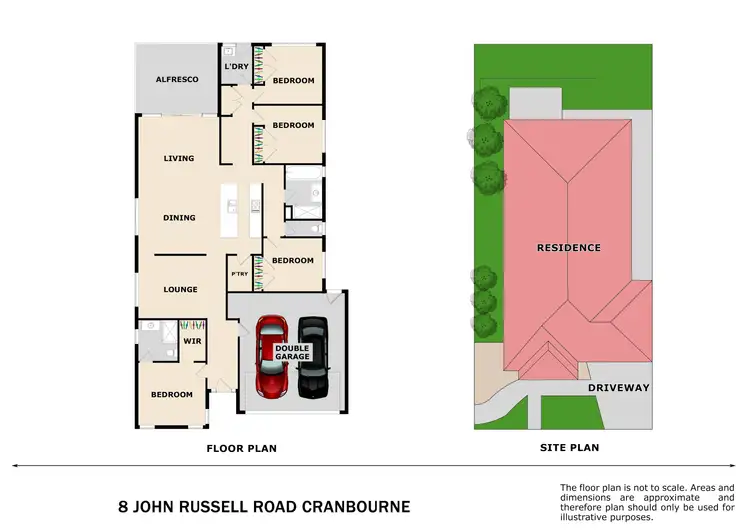 Floorplan of Homely house listing, 8 John Russell Road, Cranbourne West VIC 3977