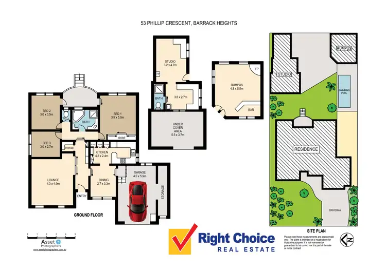 Floorplan of Homely house listing, 53 Phillip Crescent, Barrack Heights NSW 2528