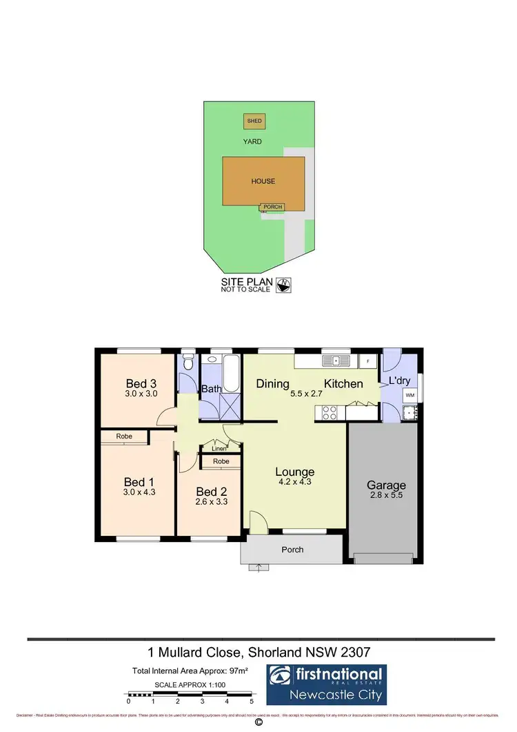 Floorplan of Homely house listing, 1 Mullard Close, Shortland NSW 2307