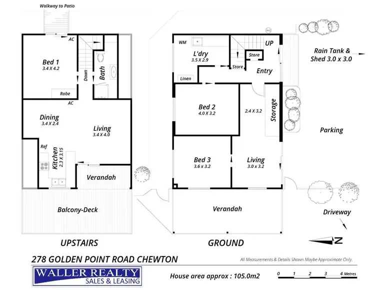 Floorplan of Homely house listing, 278 Golden Point Road, Chewton VIC 3451