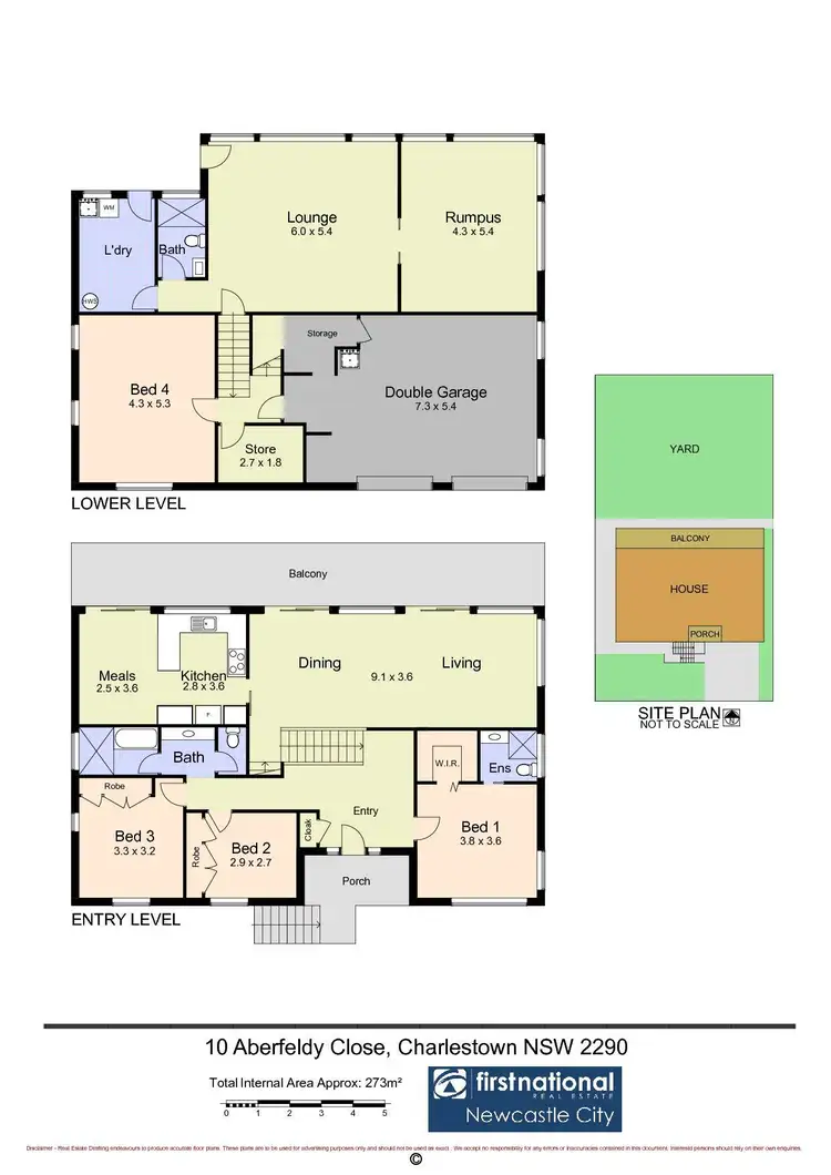 Floorplan of Homely house listing, 10 Aberfeldy Close, Charlestown NSW 2290