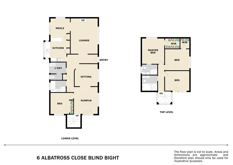 Floorplan of Homely house listing, 6 Albatross Close, Blind Bight VIC 3980