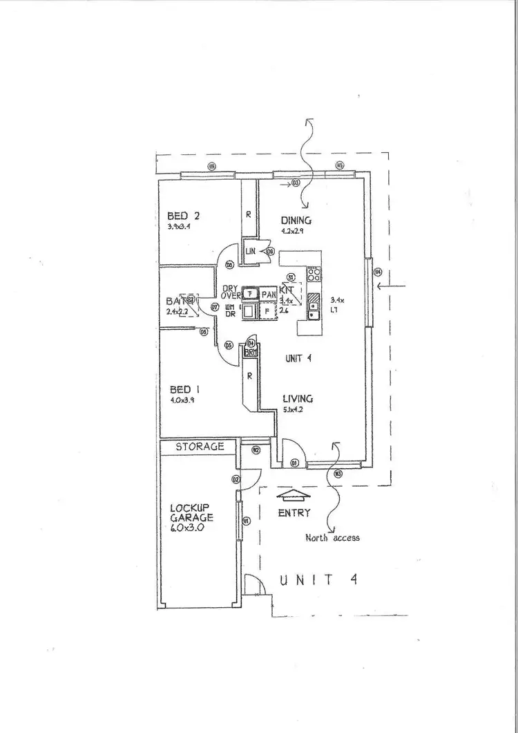 Floorplan of Homely unit listing, 4/73 Macleay Street, Dubbo NSW 2830