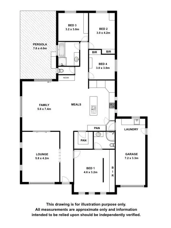 Floorplan of Homely house listing, 9 Ash Court, Mount Gambier SA 5290