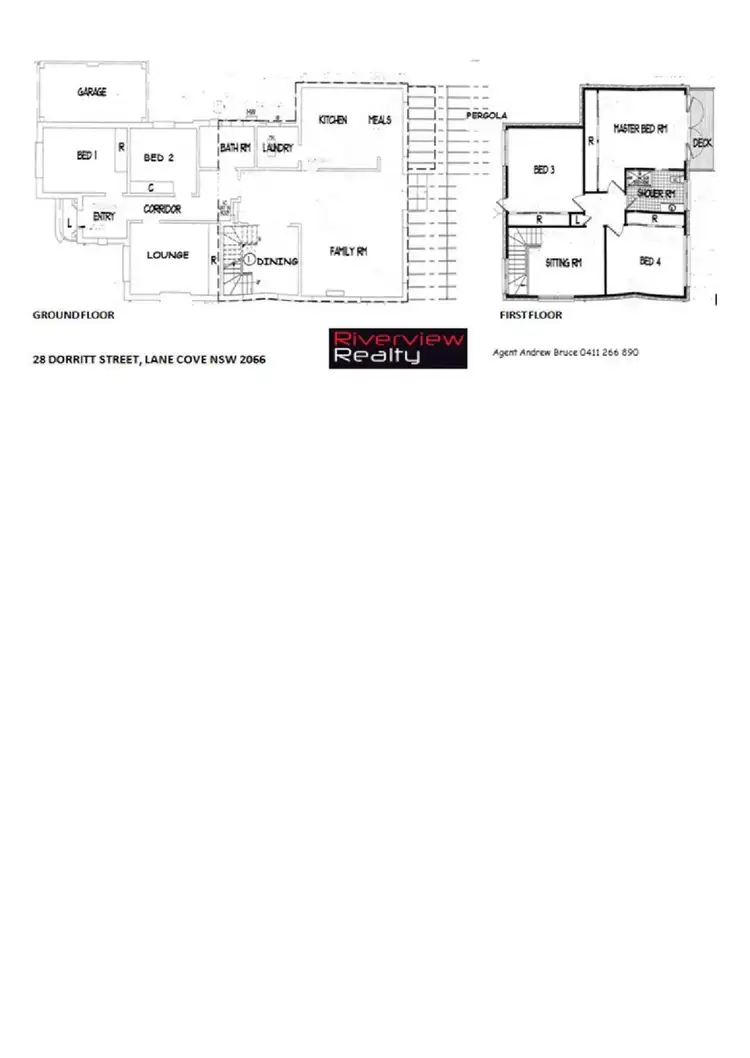 Floorplan of Homely house listing, 28 Dorritt Street, Lane Cove NSW 2066