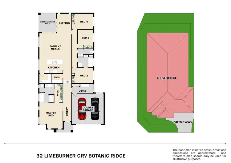 Floorplan of Homely house listing, 32 Limeburner Grove, Botanic Ridge VIC 3977