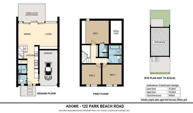 Floorplan of Homely townhouse listing, 14/122-126 Park Beach Road, Coffs Harbour NSW 2450