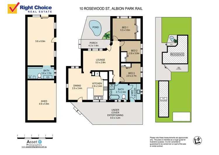 Floorplan of Homely house listing, 10 Rosewood Street, Albion Park Rail NSW 2527