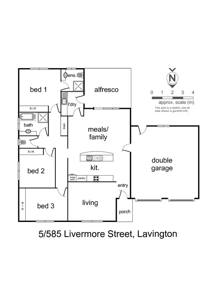 Floorplan of Homely townhouse listing, 5/ 585 Livermore Street, Lavington NSW 2641