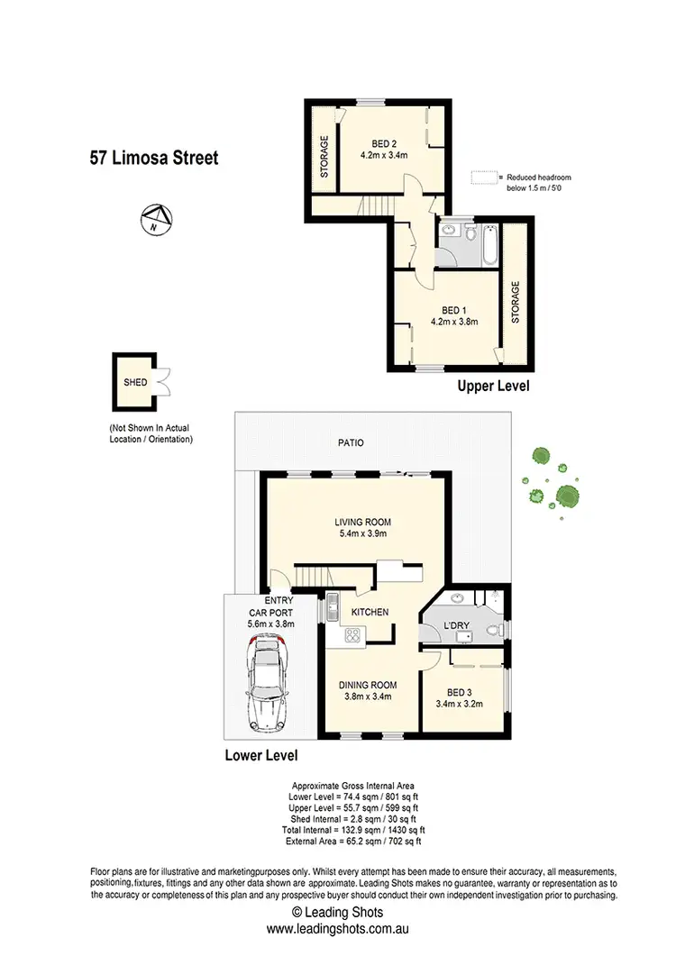Floorplan of Homely house listing, 57 Limosa Street, Bellbowrie QLD 4070